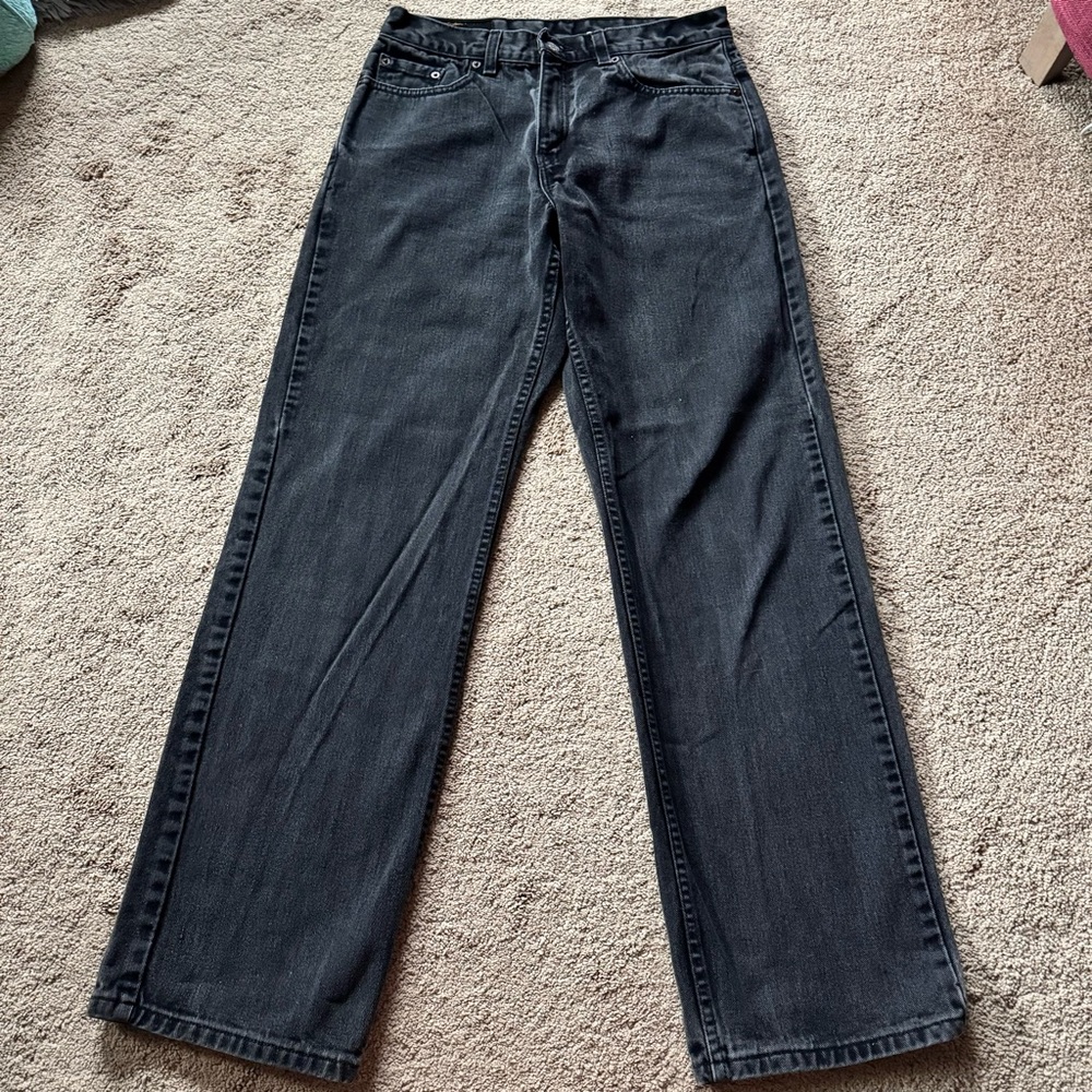 Levi’s 577 vintage y2k loose fit jeans black